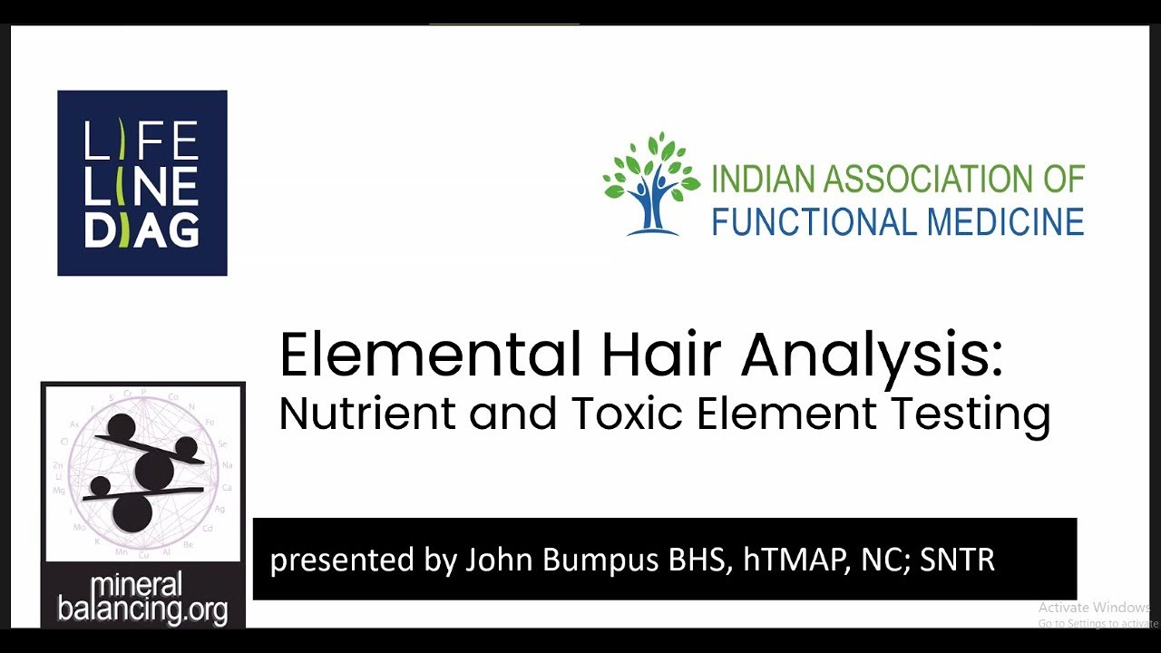 Hair Tissue Mineral Analysis  Nutrient and Toxic Element Testing John Bumpus | Dr Anish Musa