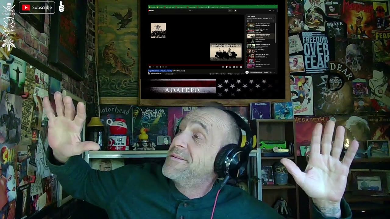 Avenged Sevenfold - Beautiful Morning (Official Visualizer) - Reaction with Rollen