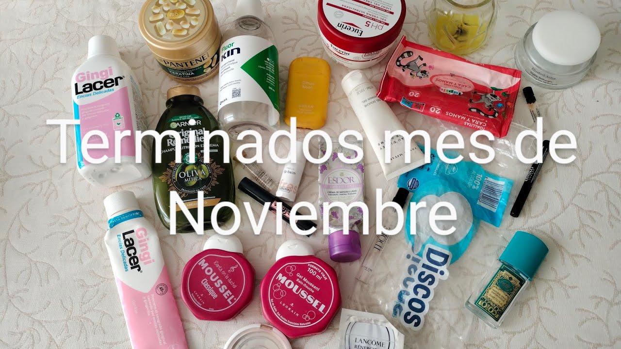 Terminados mes de Noviembre