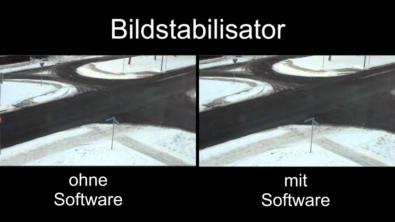 Bildstabilisator Software test