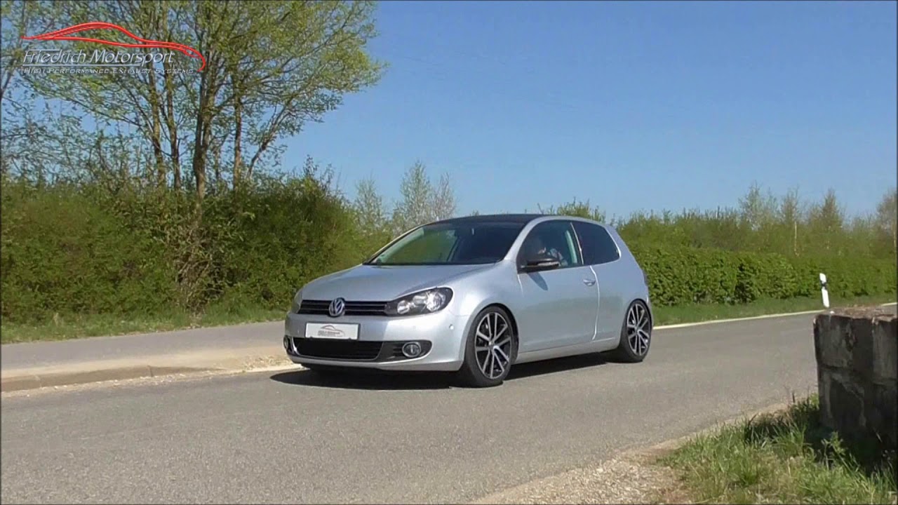 Friedrich Motorsport Sportauspuff VW Golf VI 1.4l TSI GTI Look - 63.5mm catback system