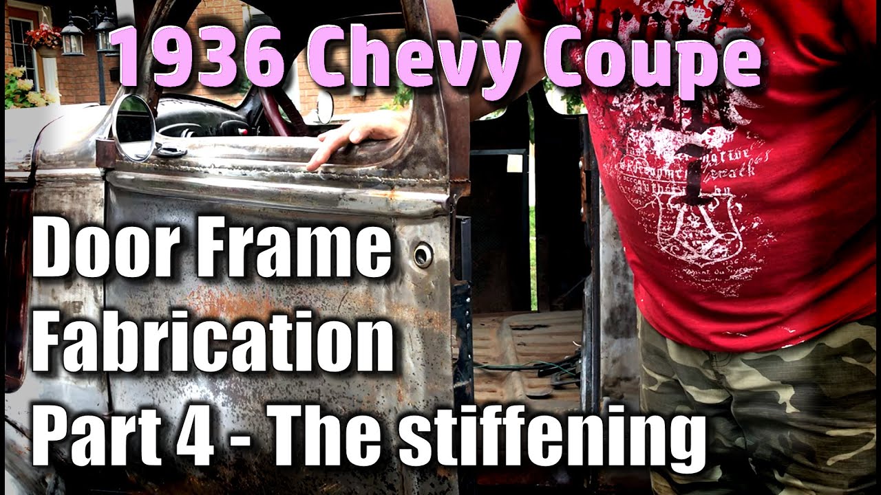Door Frame Fabrication Part 4 - Turning Junk Doors Into usable Junk Doors On My Chevy Coupe.