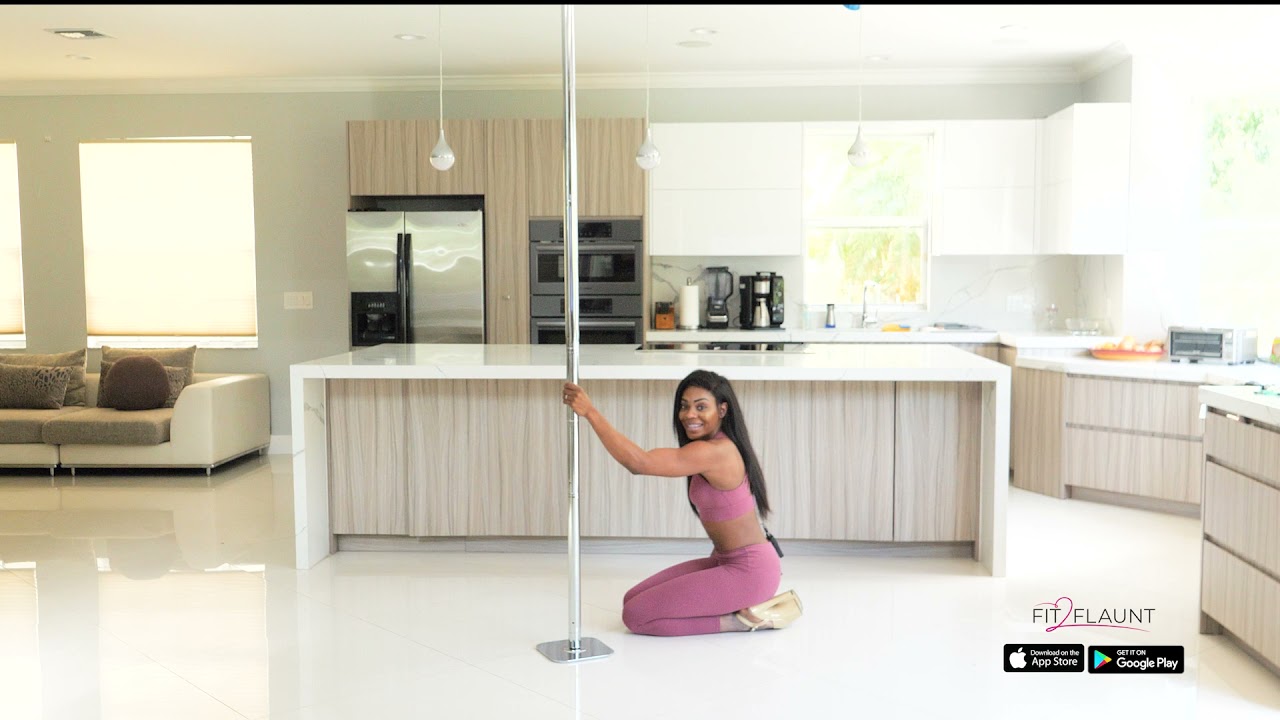 Learn to Pole dance - Low Flow Tutorial  - Fit 2 Flaunt