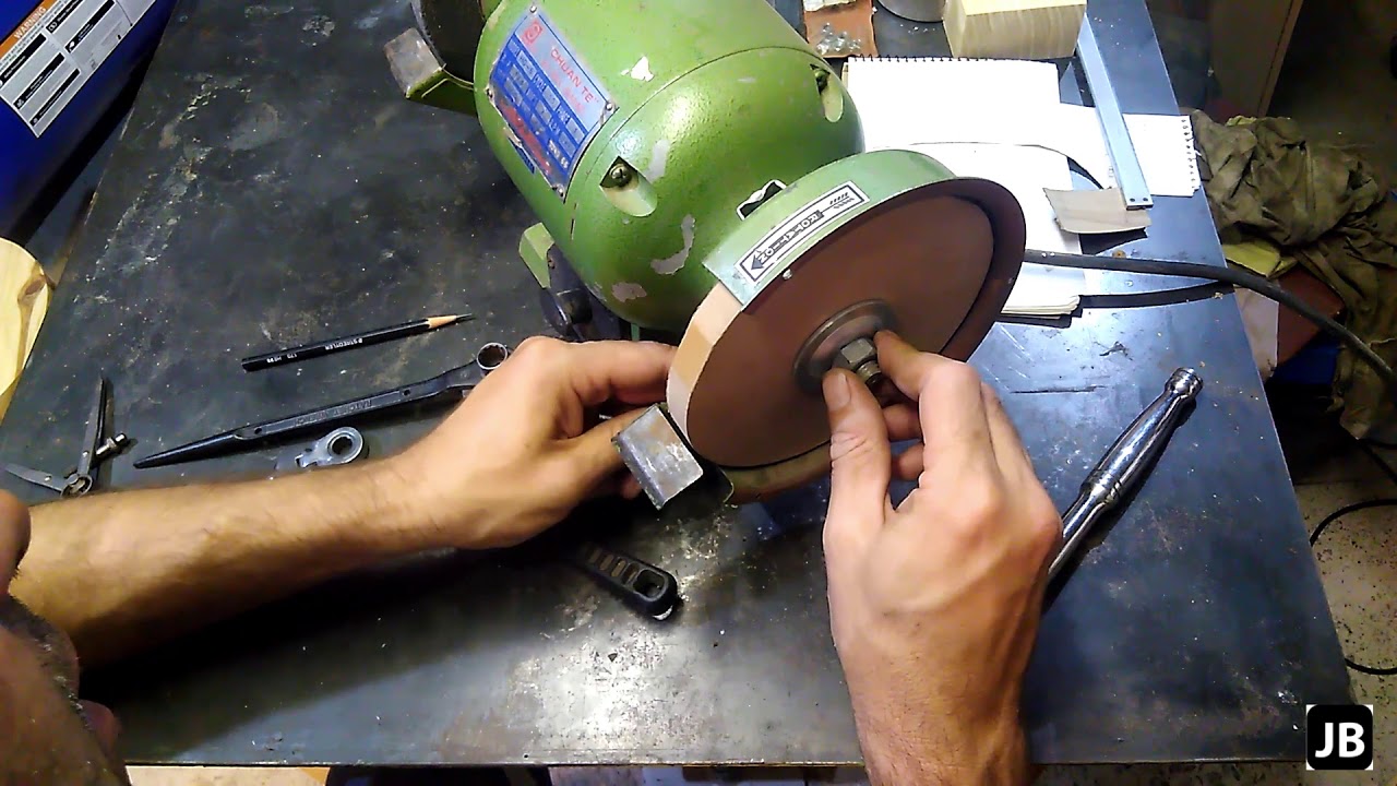 DIY MDF Knife sharpening wheel.