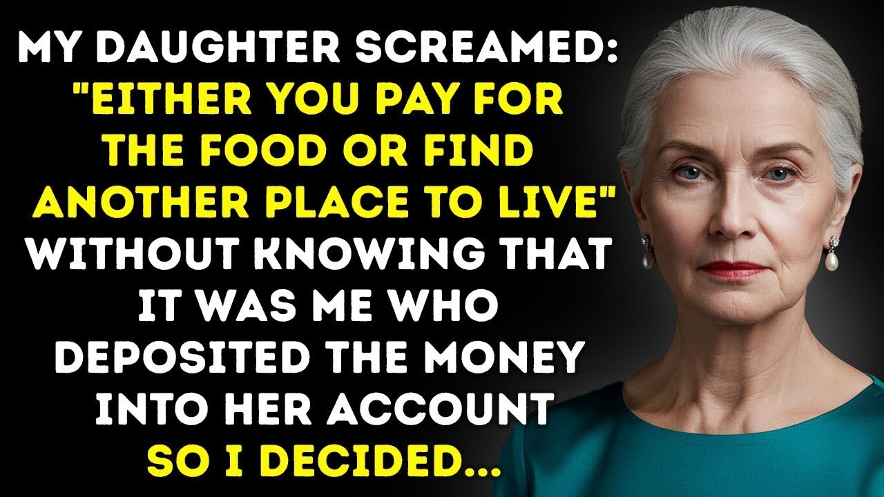 My Daughter Wanted to Charge Me for Food, Not Knowing I Was Already Funding Her Account — I Decided…