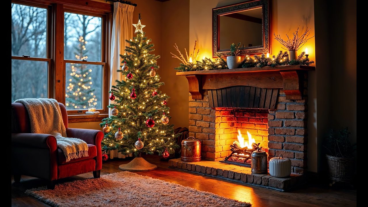 Cozy Fireplace Night | Smooth Jazz for Sleep & Relaxation