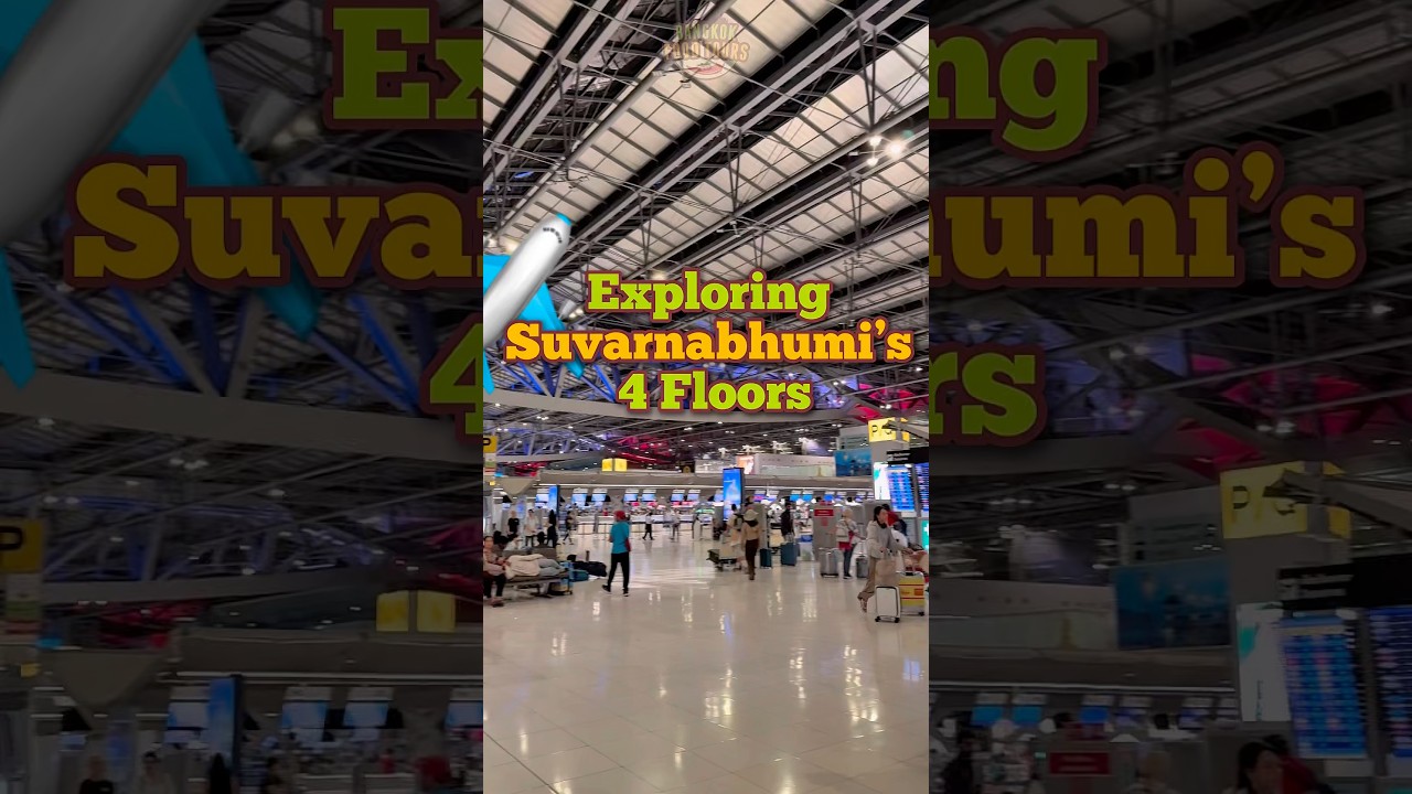Don&rsquo;t get lost at Suvarnabhumi Airport! 🛫 Here&rsquo;s what each floor is for #bangkokfoodtours