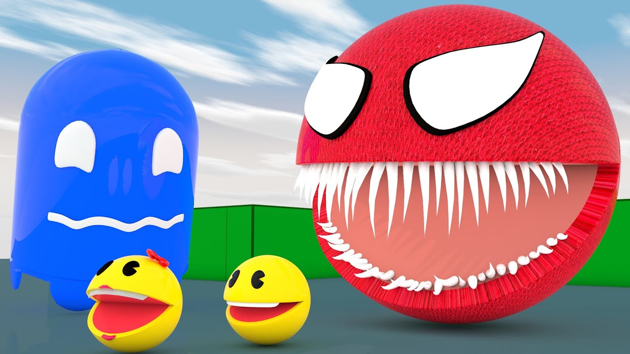 Pac Man Vs Venom pacman : Pac Man Saved Ms. Pac Man From The Maze