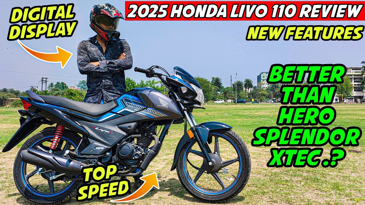2025 Honda Livo 110 Review || Digital Display & Mileage test - Better Than Hero Splendor Xtec .?