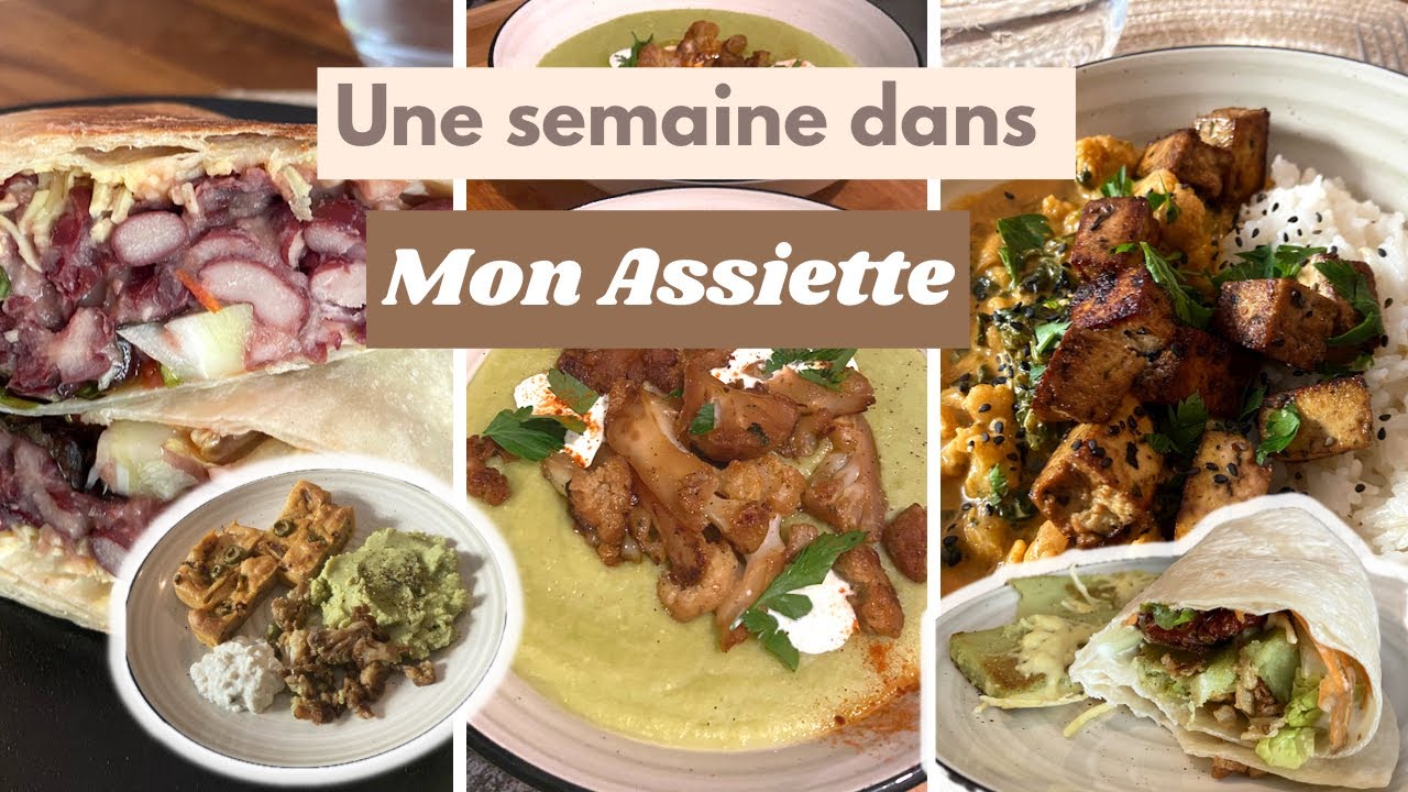 Une semaine dans mon assiette VEGAN pour 35€