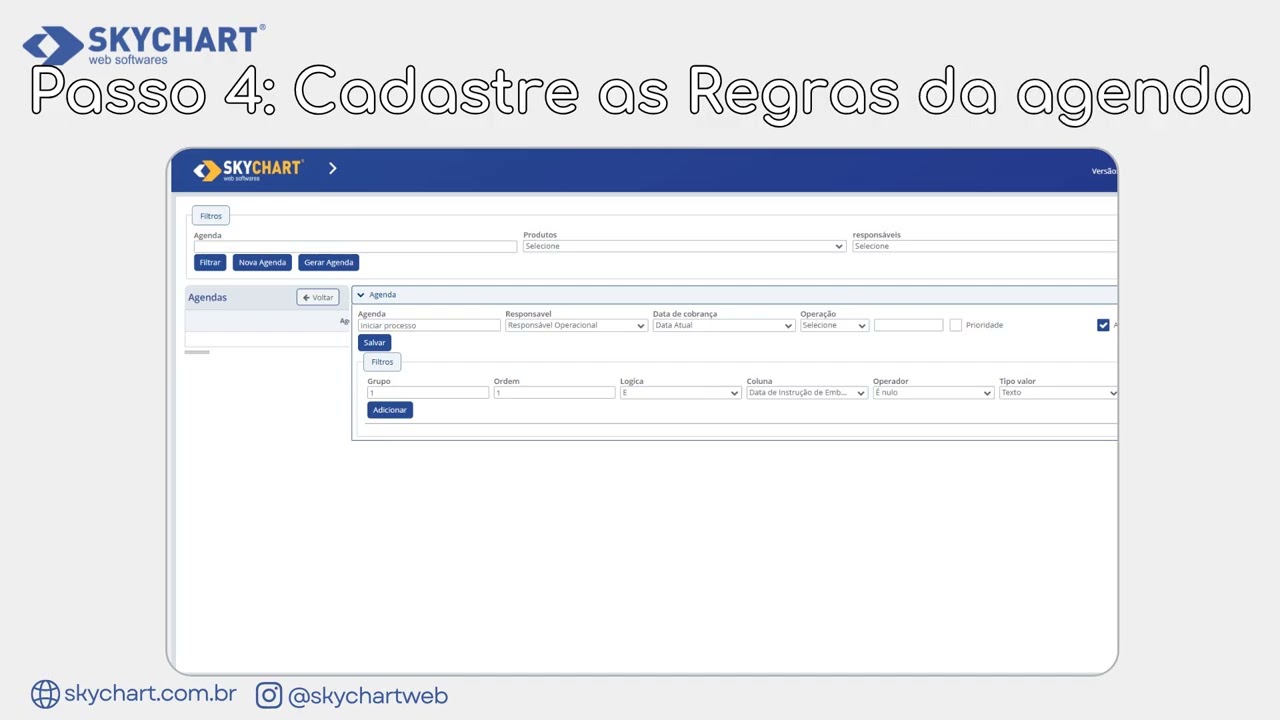 Como Cadastrar Agendas