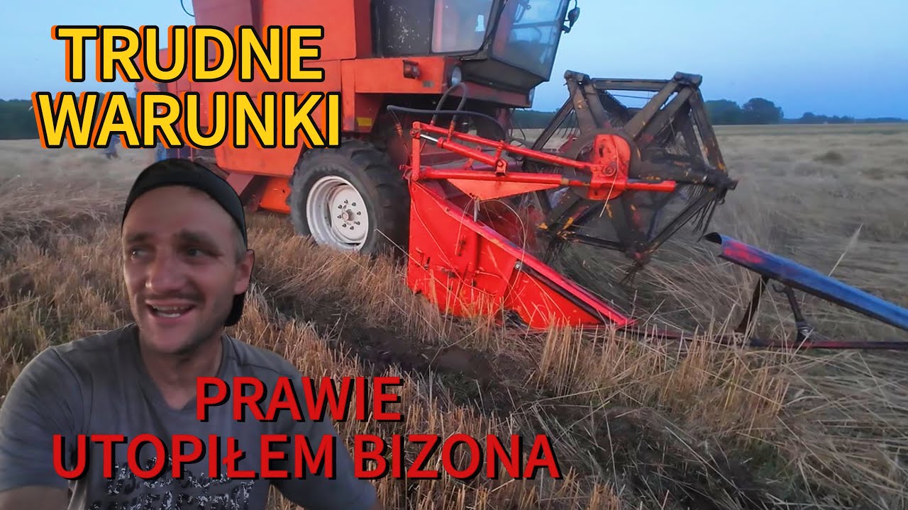 TRUDNE WARUNKI BIZON BUKSOWAŁ, MIELIŁ ALE WYJECHAŁ O WŁASNYCH SIŁACH