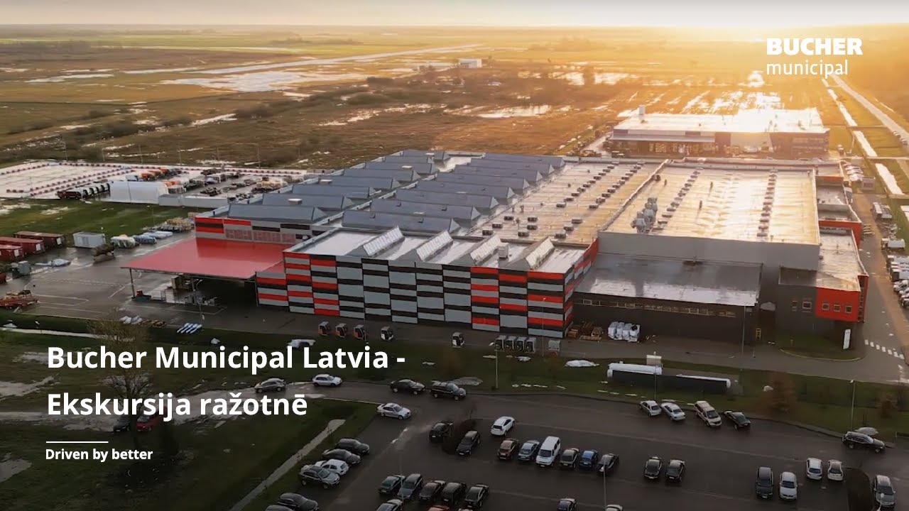 Bucher Municipal Latvia - Ekskursija ražotnē