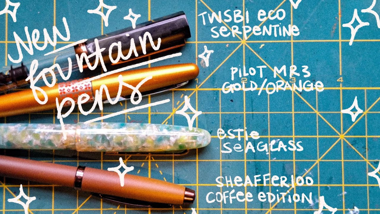 My Latest Fountain Pens - New Pen Day!