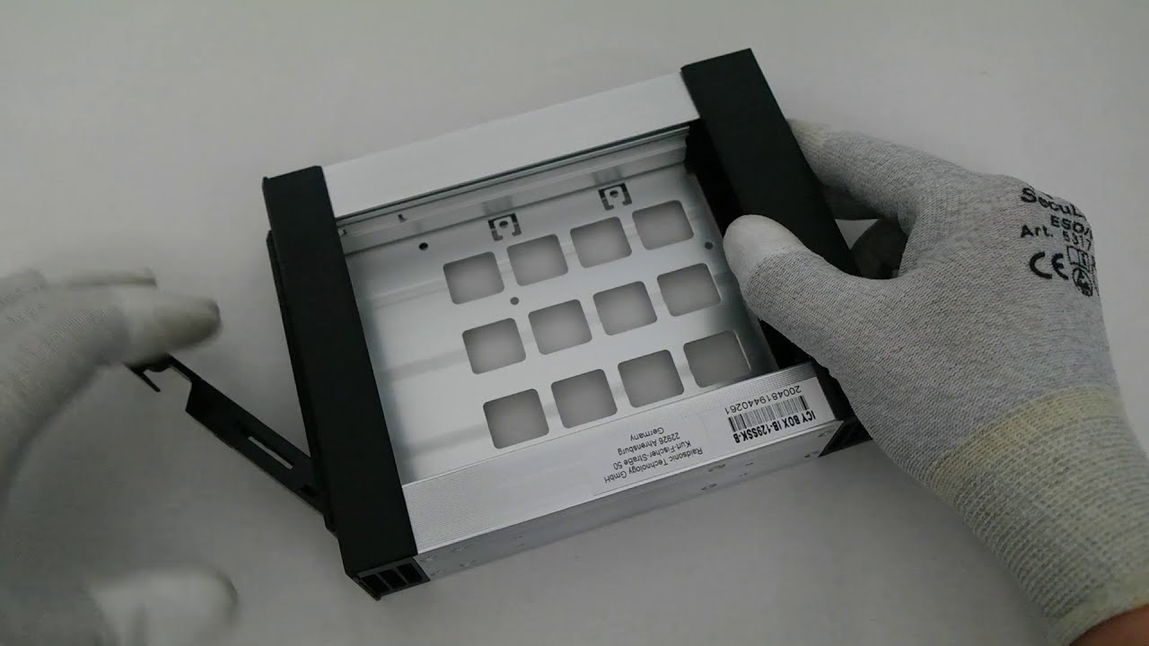 Auspacken und Test: Icy Box IB-129SSK-B (HDD-Wechselrahmen)