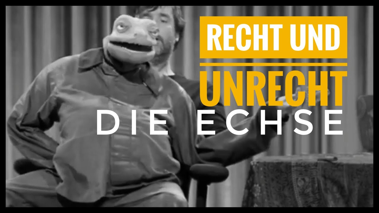 Recht und Unrecht, die Echse/ Michael Hatzius/Echsoterik