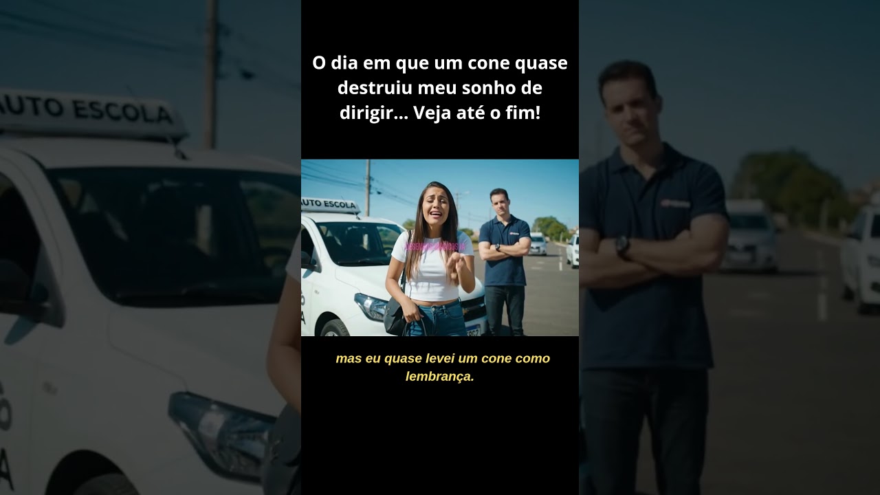 👉 Quase reprovei na autoescola por um cone&hellip; Mas PASSEI! 😂🚗
