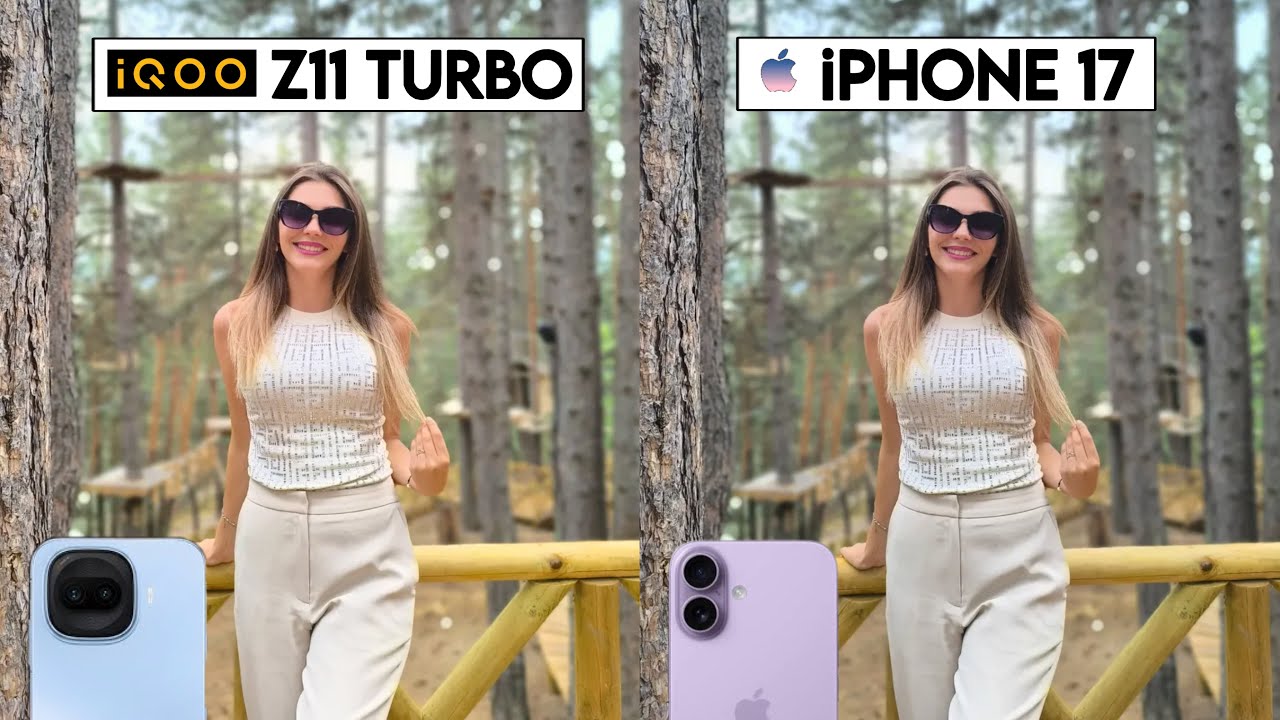Сравнение камер iQoo Z11 Turbo и iPhone 17: тест и сравнение.