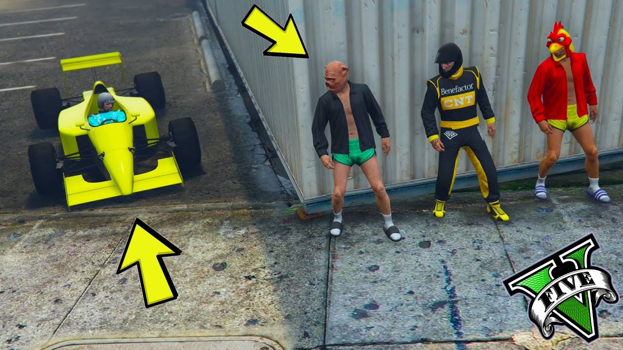 GTA 5 ONLINE 🐷 F1 NASCONDINO !!!! 🐷 GTA 5 ITA 🐷 DAJE !!!