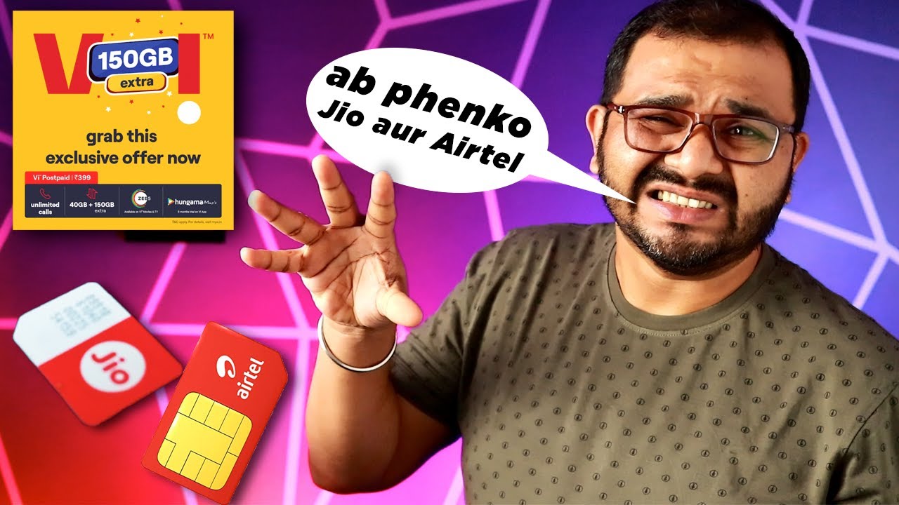 kya ab Jio aur Airtel chhod ke lena chahiye VI???🔥🔥🔥VI 190GB Data for Rs.399 Plan Launch