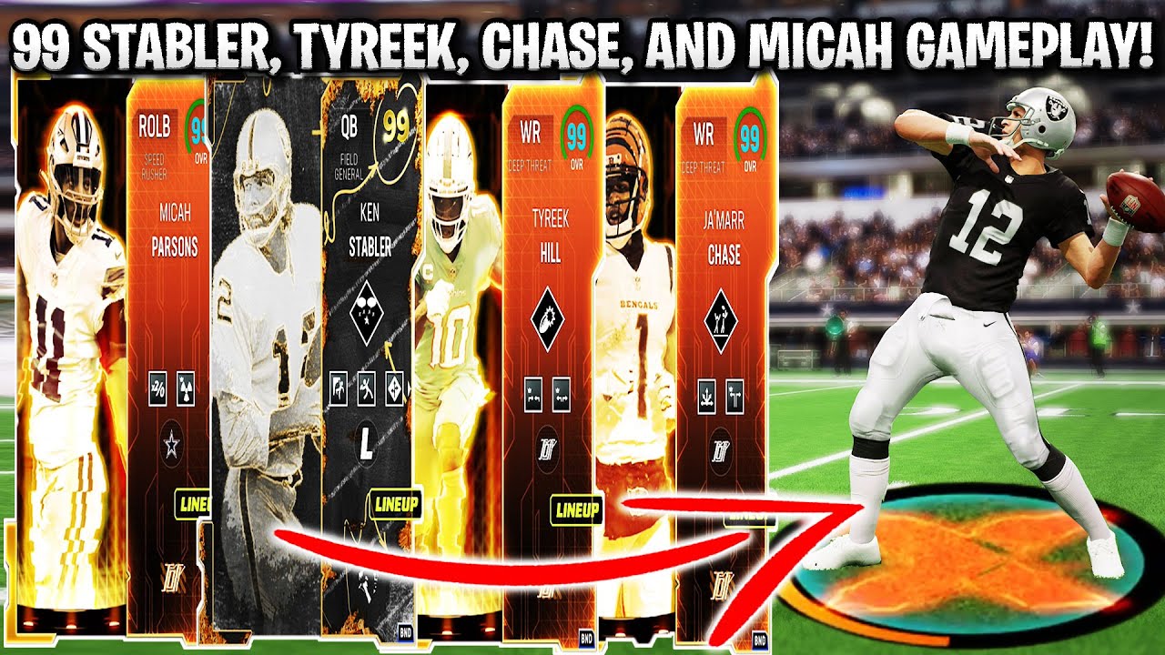 99 OVERALL KEN STABLER, TOTY MICAH, TYREEK, AND CHASE GAMEPLAY! | MADDEN 23 ULTIMATE TEAM