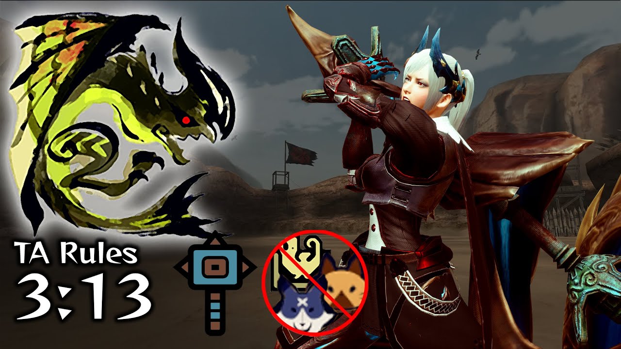 MHR Sunbreak: EM4 Astalos Vs. Courage Hammer 3:13 - ライゼクス ハンマー ソロ オトモなし【サンブレイク】