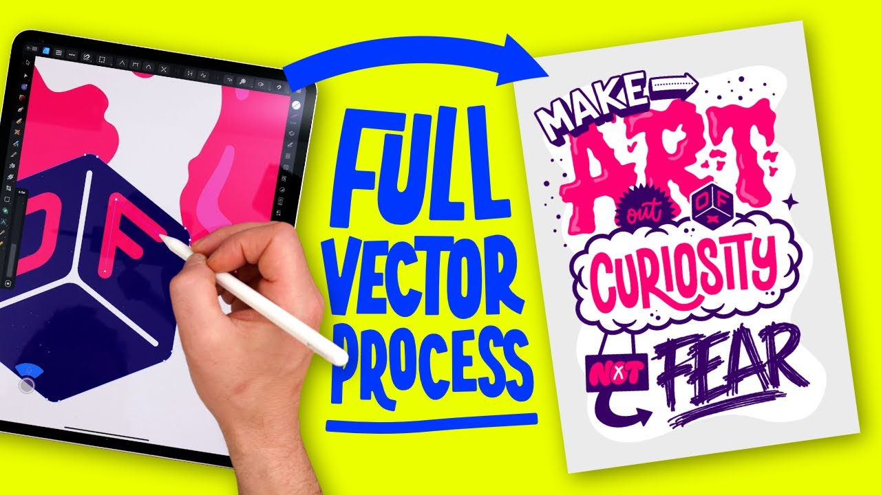 Full Vector Artwork in Affinity Designer iPad