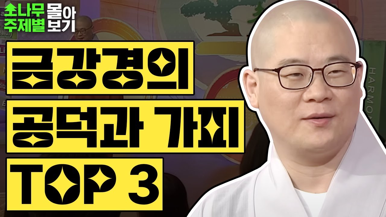 금강경의 공덕과 가피 TOP3 [광우스님 소나무 주제별 몰아보기]