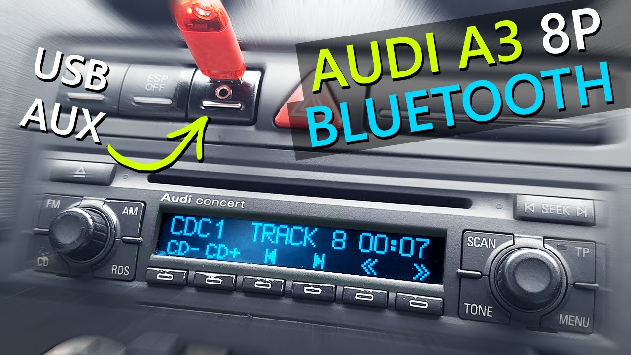 How to add Bluetooth to Audi A3 8P stereo *YATOUR*