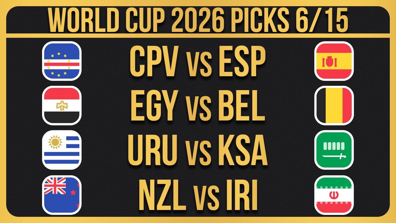 World Cup 2026 Picks Today 6/14/26 FREE Best Bets & Predictions