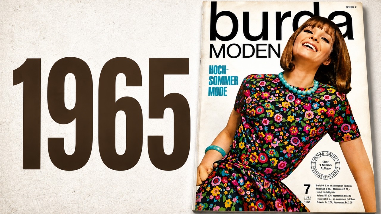     Burda Moden July 1965 | Vintage Fashion Magazine Review 
