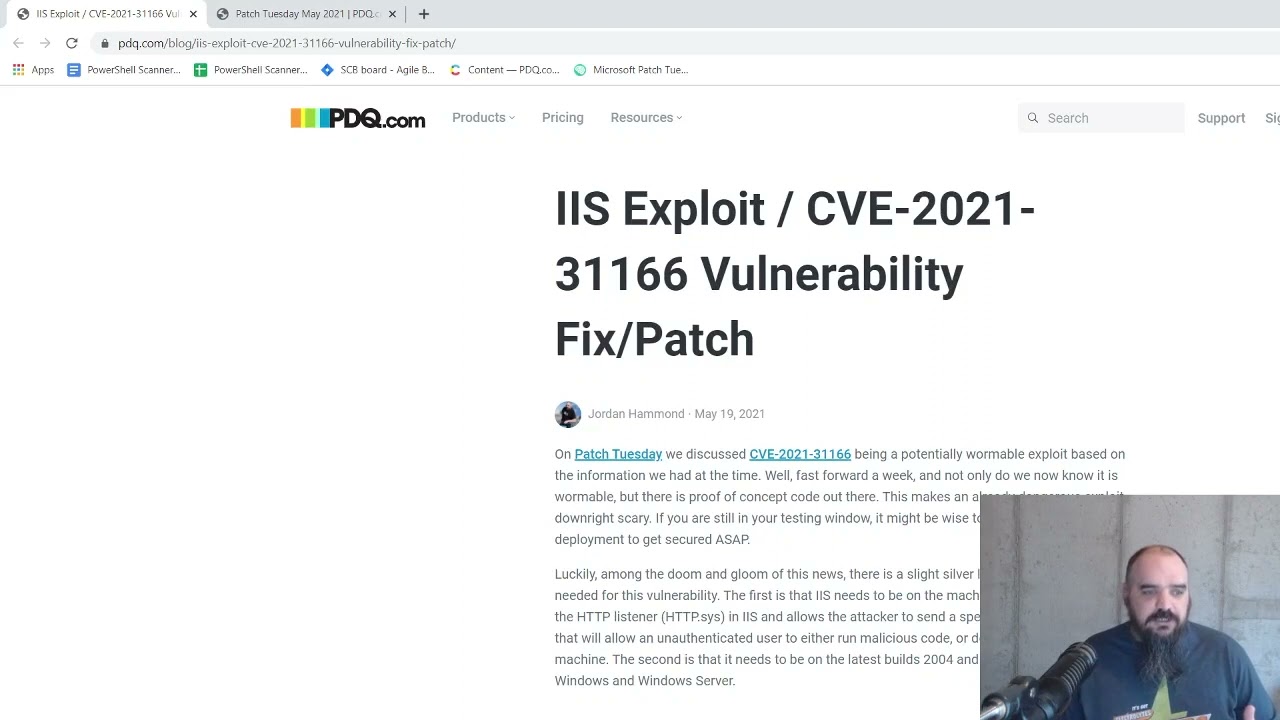 IIS Exploit | CVE-2021-31166 Vulnerability Fix/Patch