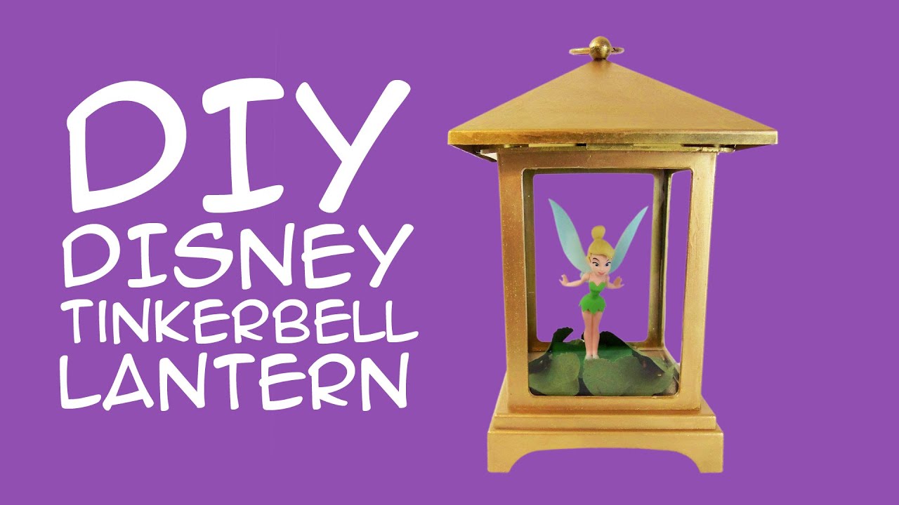DIY Disney Tinkerbell in a Lantern for Peter Pan and Disney fans - A GeekyMcFangirl Tutorial