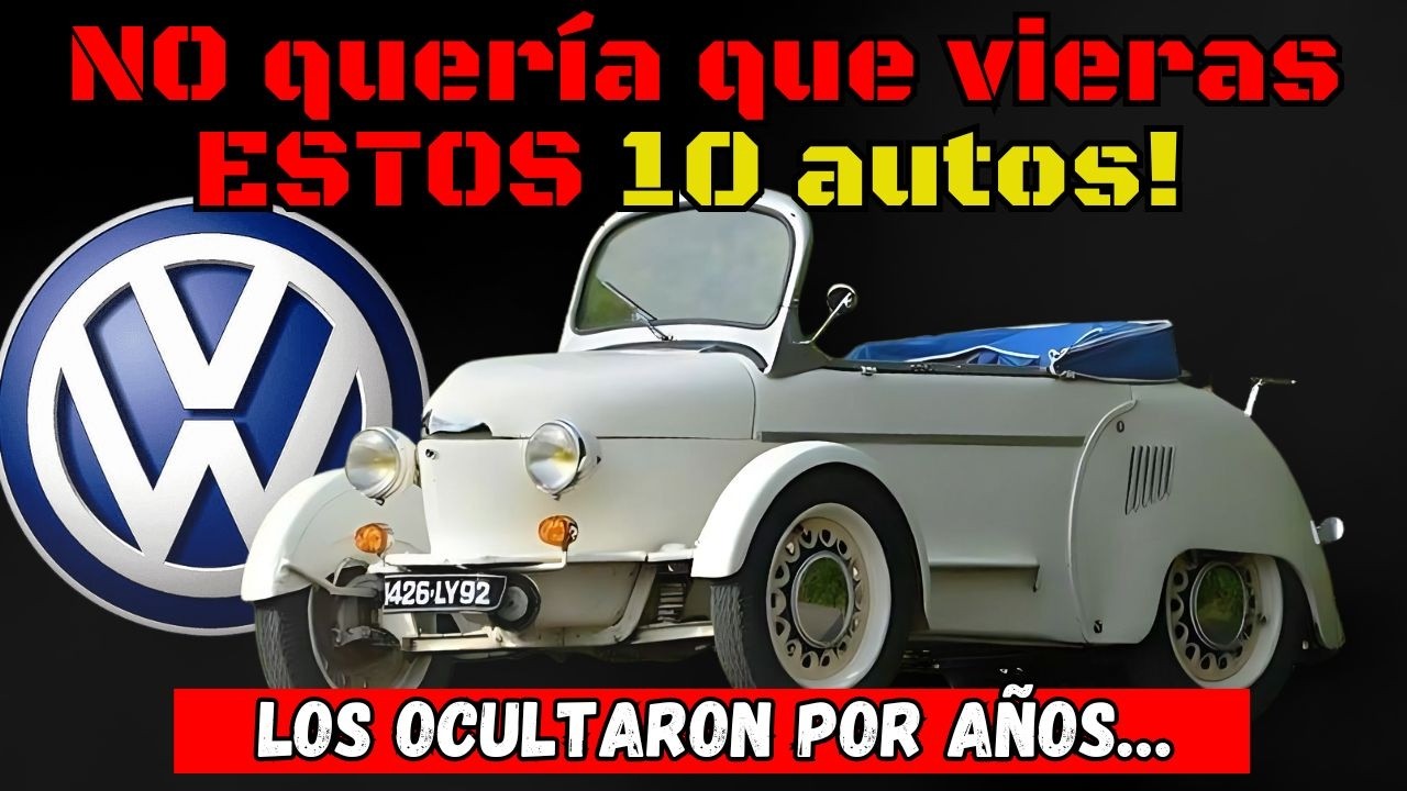 ¡Volkswagen NO quería que vieras ESTOS 10 autos! Los ocultaron por AÑOS…