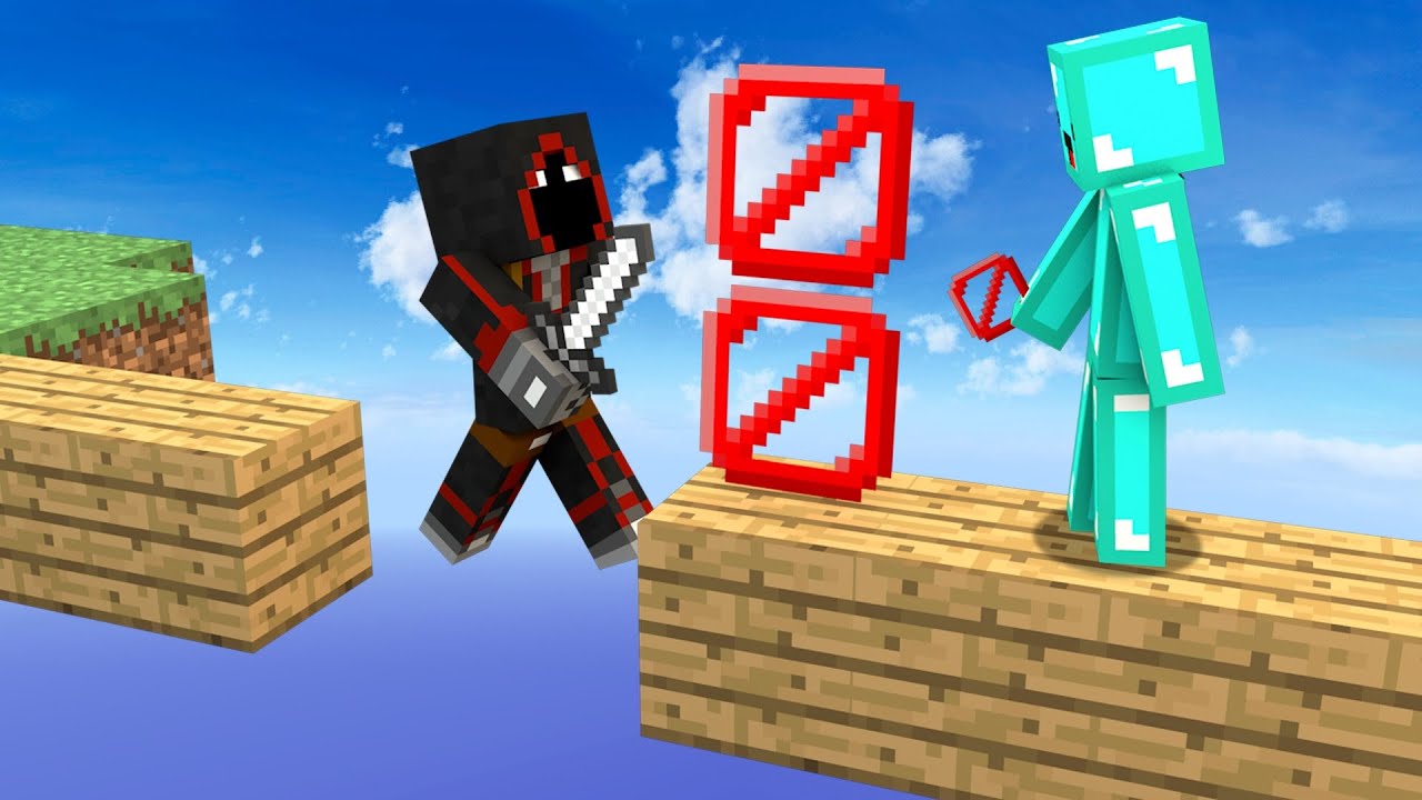 Итак, я СЖУТИЛ в Skywars, используя творческий режим...
