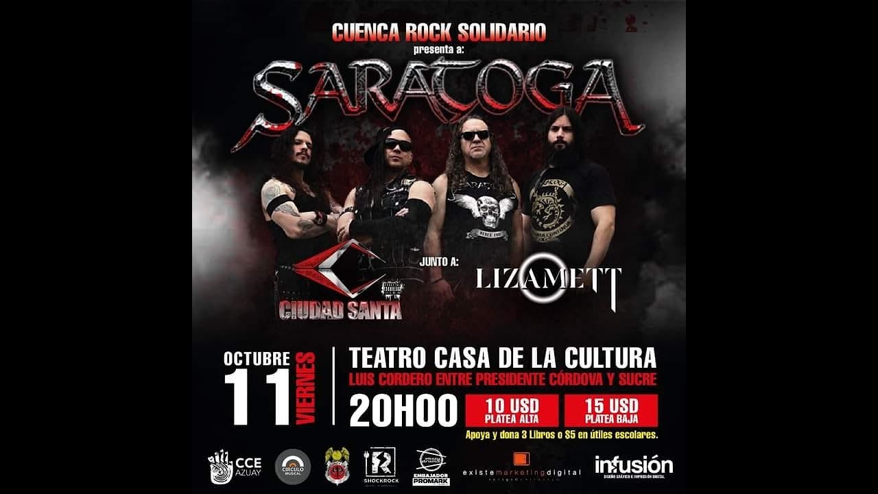 SARATOGA EN VIVO - CUENCA OCTUBRE 11 / 2024