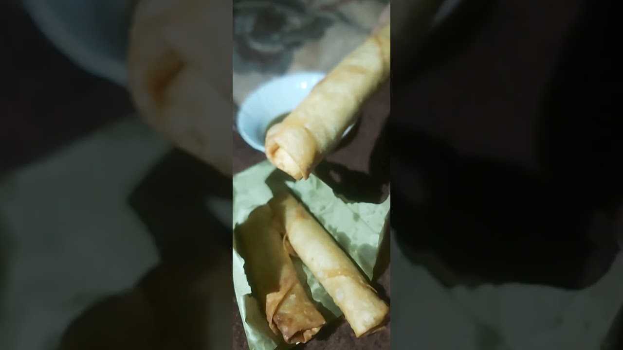 #chickenspringrolls