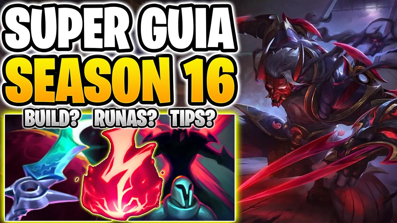 GUIA DE ZED SEASON 16 | COMO JUGAR ZED MID FACIL Y RAPIDO | HABILIDADES, CONSEJOS, BUILD, RUNAS, MAS