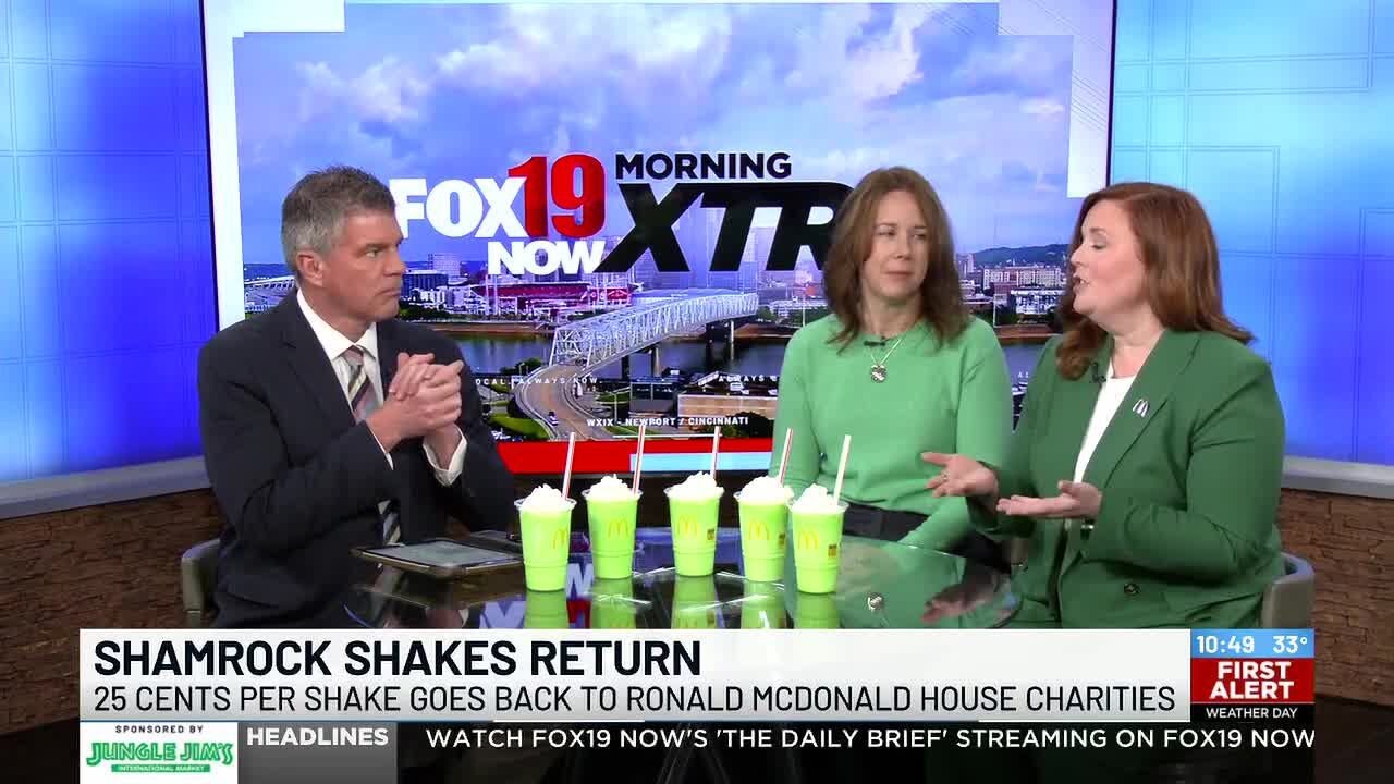 Tri-State McDonald's gives 25 cents per Shamrock Shake to Ronald McDonald House