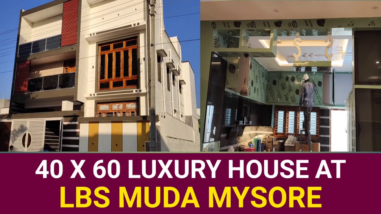 40 X 60 Luxury House For Sale at LBS Nagar Mysore | Good Quality Construction | Prime Location