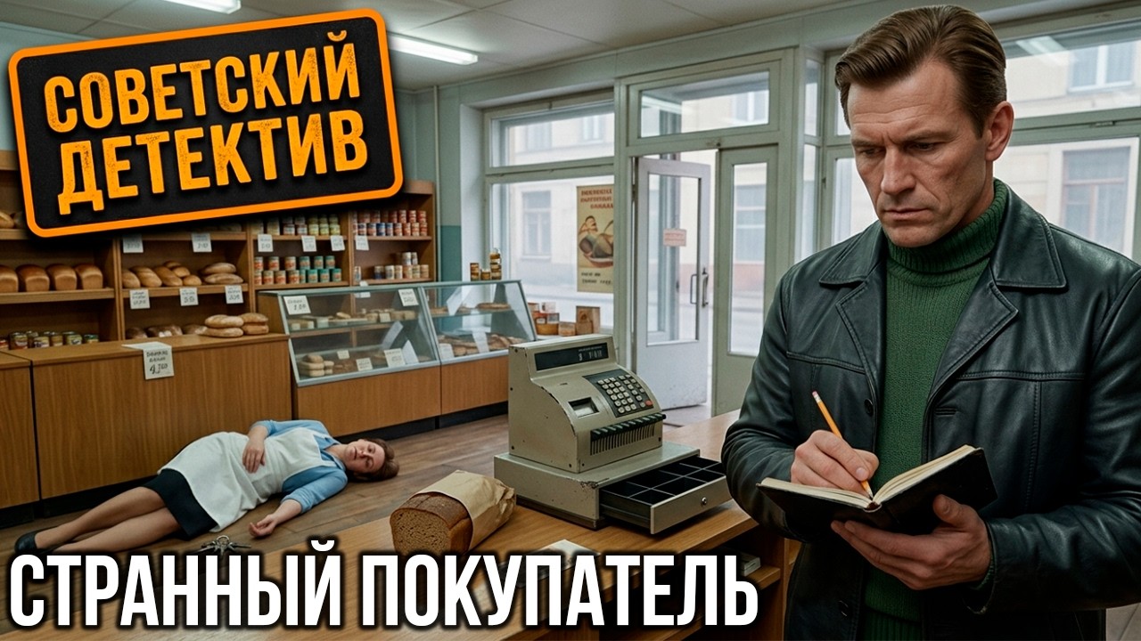 THE STRANGE CUSTOMER: A woman sells bread to a man with invalid money | Soviet detective story