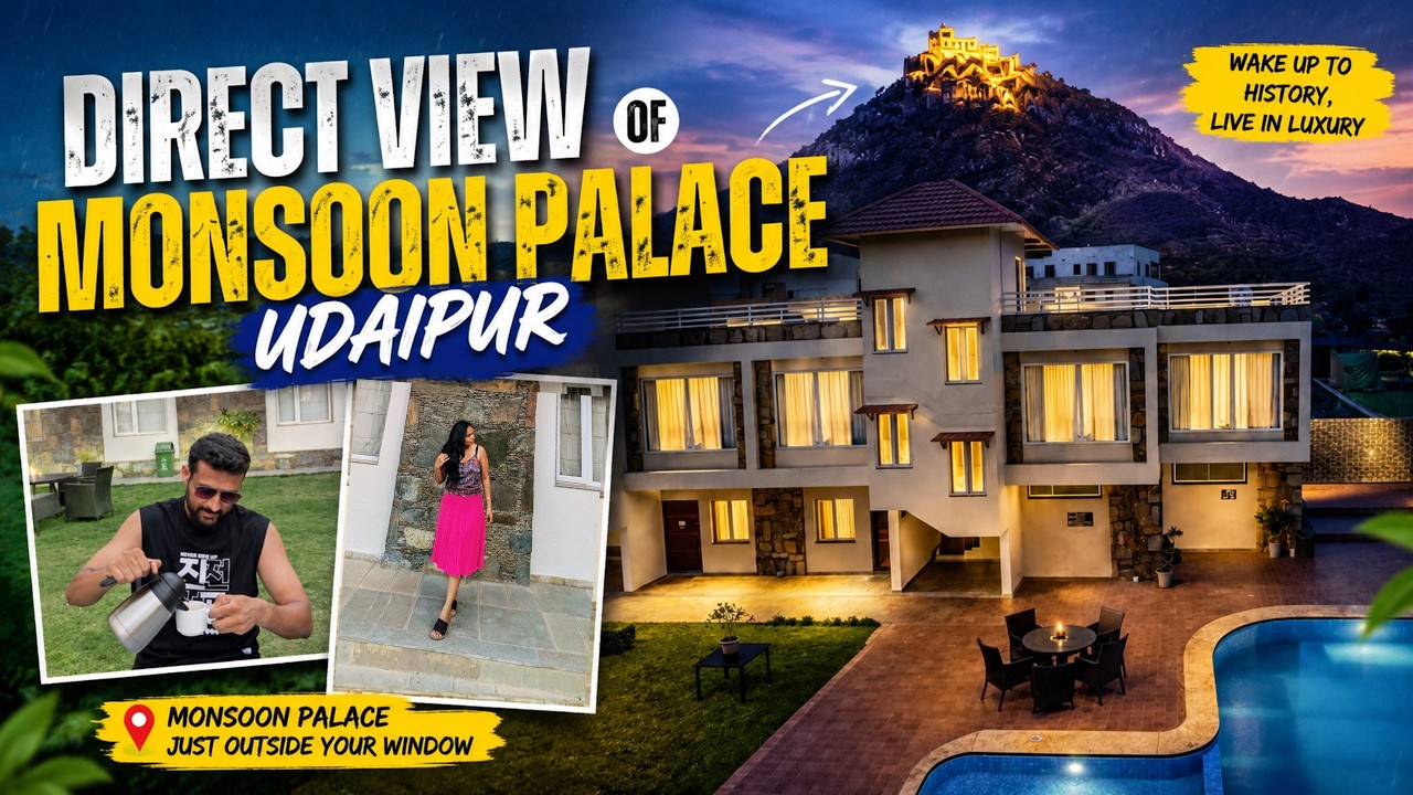 Бутик-курорт в Удайпуре | Devi Palace Resort с прямым видом на Monsoon Palace |