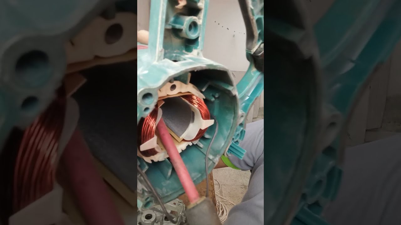 Makita Hand Cutter Machine Repair//Armature And Field Coil Replace//Rahman Electric