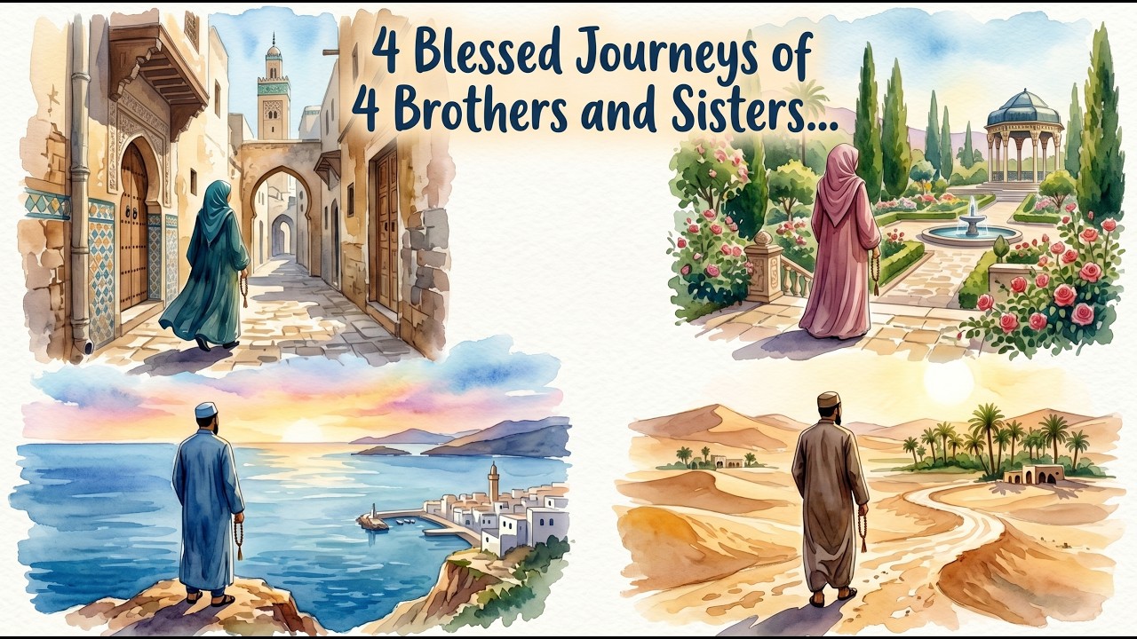 (24) Four Blessed Journeys of 4 Different Brothers and sisters 