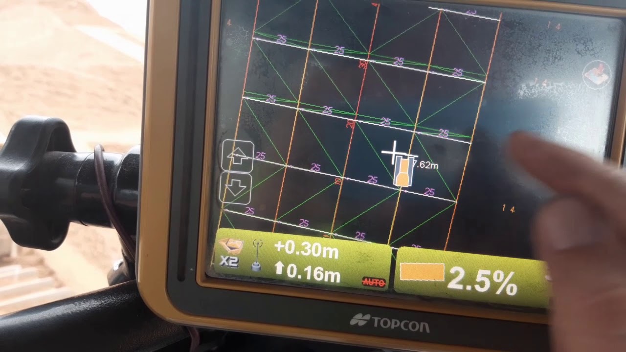 Создание поверхности из точек Topcon 3D GNNS
