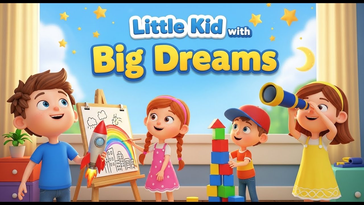 A Little Kid with a Big Dream 🌈 | Never Give Up | Kids Story