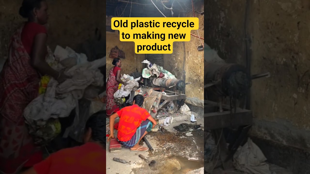 how to make new product at old plastic bags recycle 🧐👌🙏#shortsfeed #youtubeshorts #shortsviral
