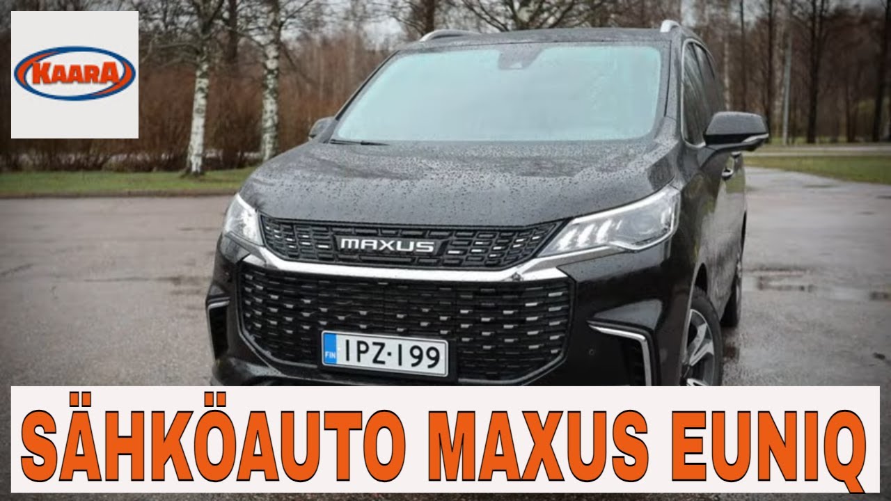 Lyhennelmä Koeajo: Maxus Euniq MPV - 7-paikkainen sähkötila-auto
