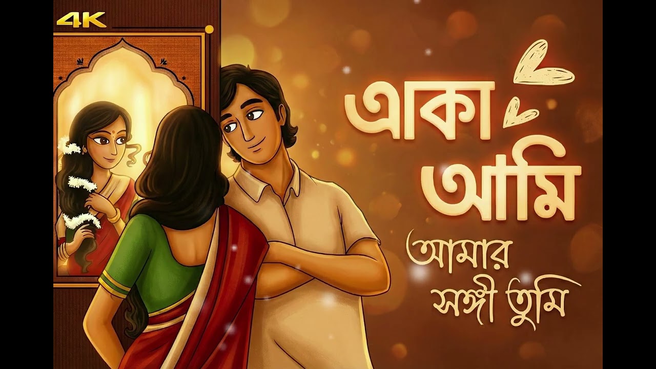 Eka Ami (Amar Sangi Tumi) | Bengali Romantic Love Song | Soft Emotional Heart Vibes 2025