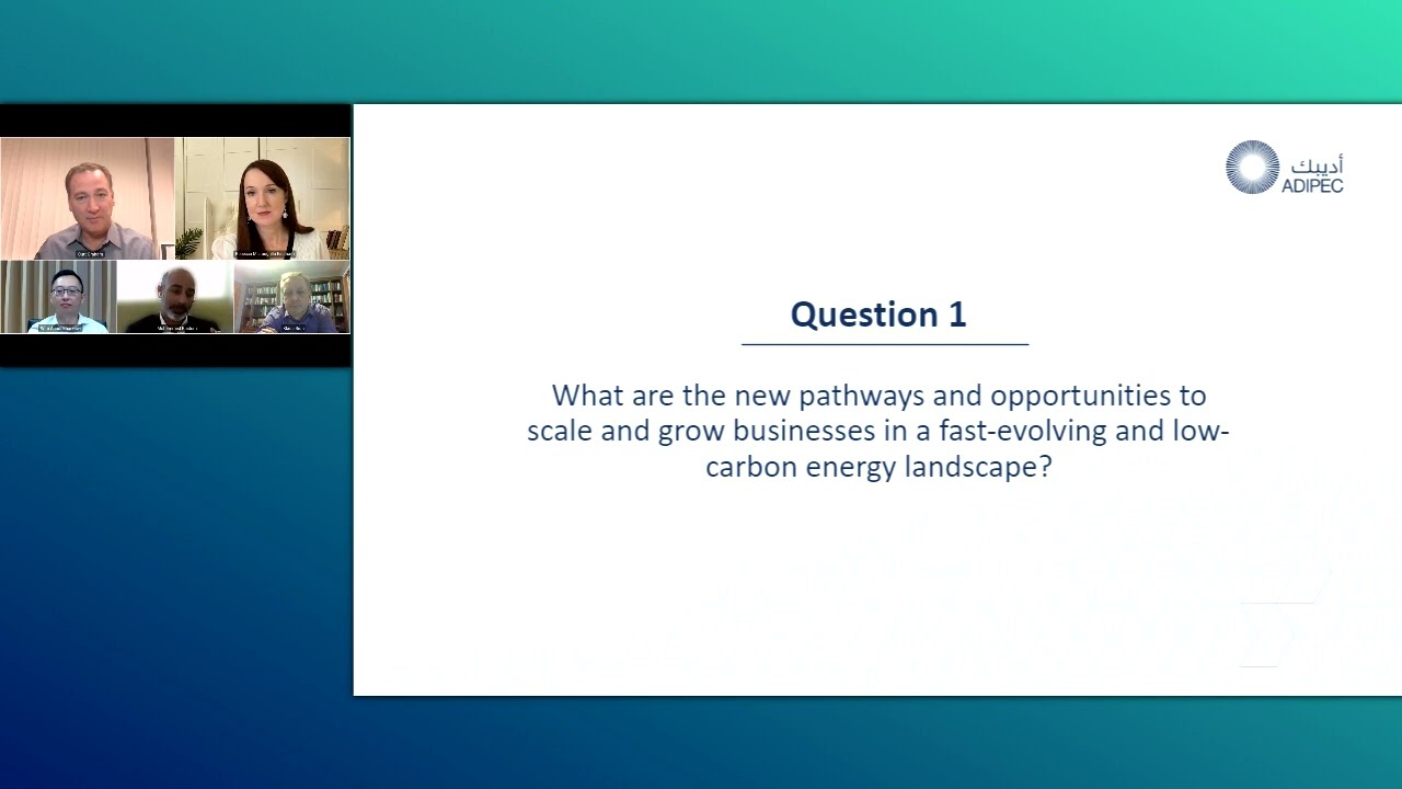 ADIPEC Decarbonisation in Energy Webinar
